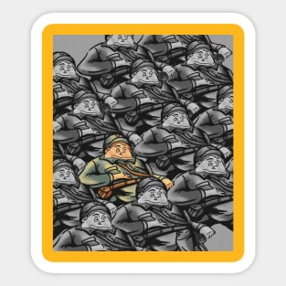 Soldier of hope Sticker